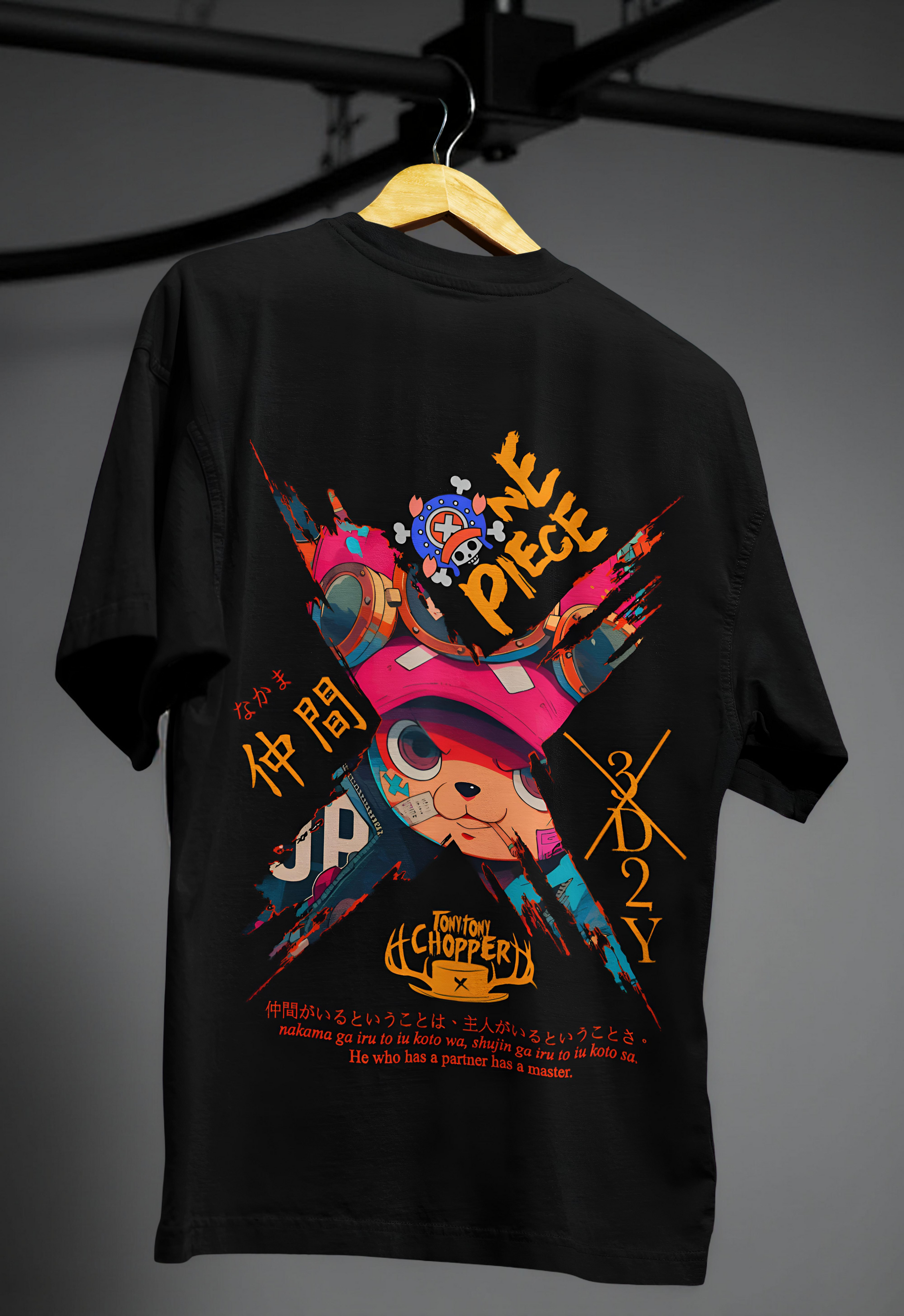 Tony Tony Chopper “Nakama” Oversized Tee – One Piece Drop
