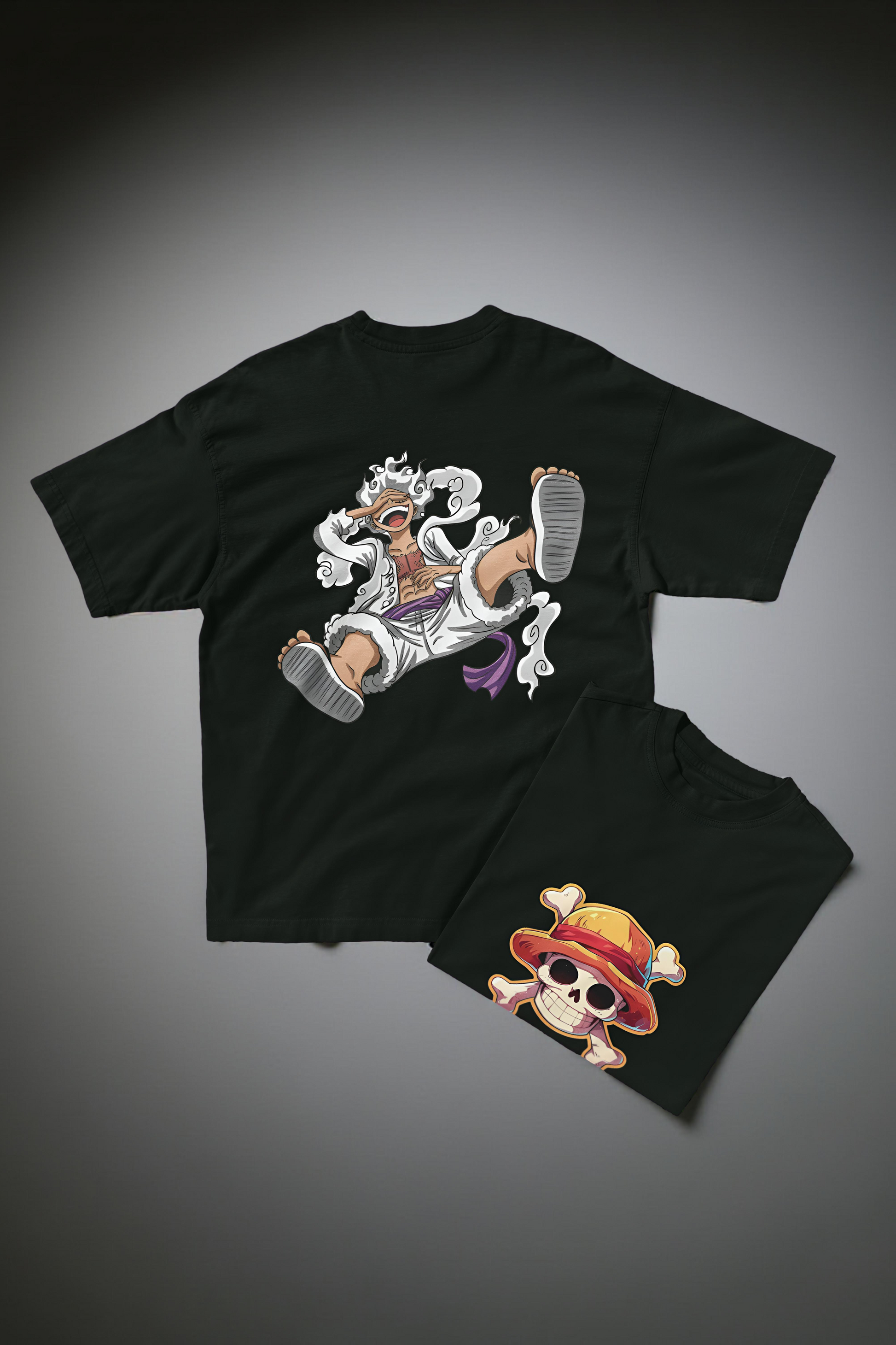 "Luffy Gear 5 – Limitless Joy Oversized Tee"