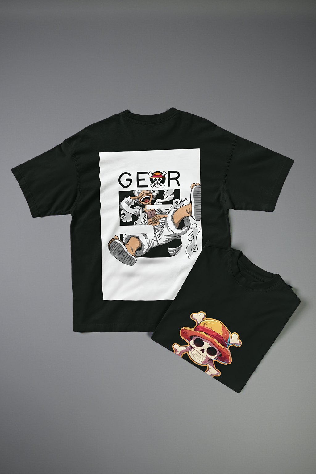 “Gear 5 Unleashed” – Luffy Oversized Tee