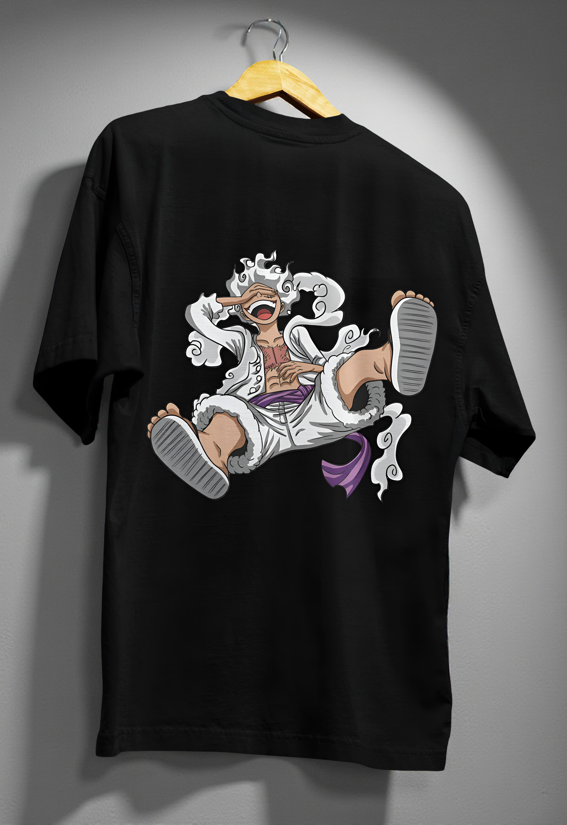 "Luffy Gear 5 – Limitless Joy Oversized Tee"