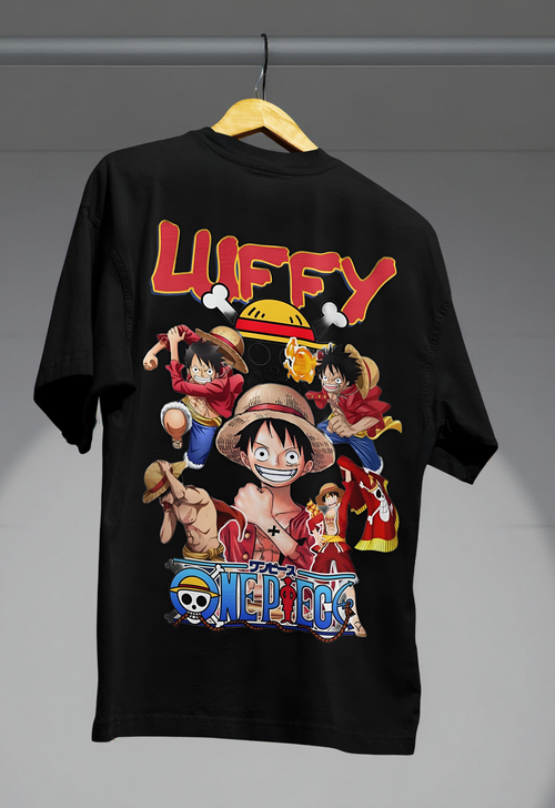 🔥"Luffy Through the Ages – One Piece Legacy Tee"🔥