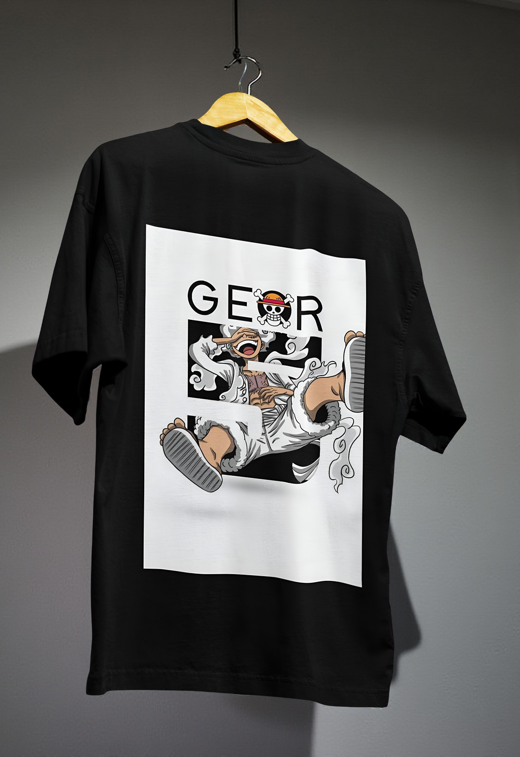 “Gear 5 Unleashed” – Luffy Oversized Tee